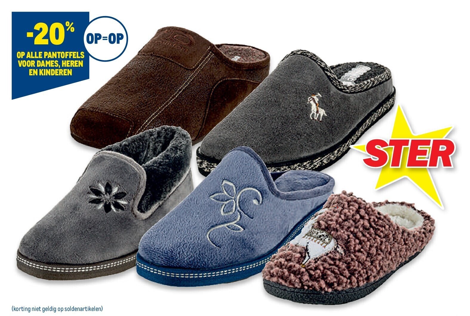 Alle pantoffels promoties gevonden in Februari 2022