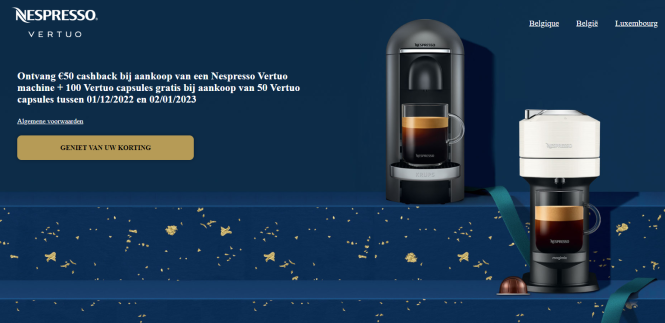 Nespresso gevonden door Promojagers Mei 2023